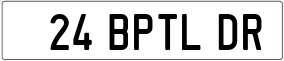 Truck License Plate